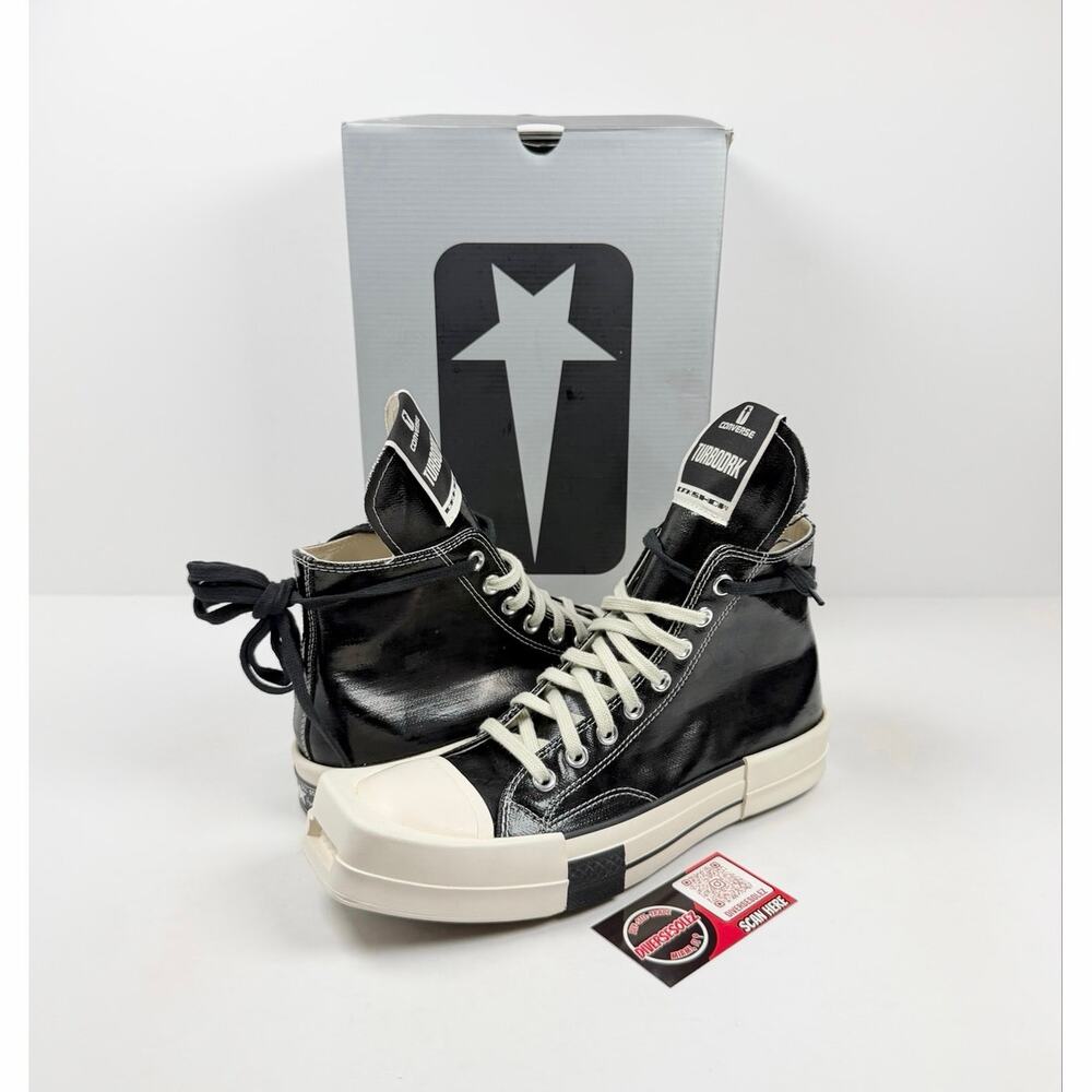 Size 8.5 - Rick Owen’s TURBODRK Chuck Taylor NEW